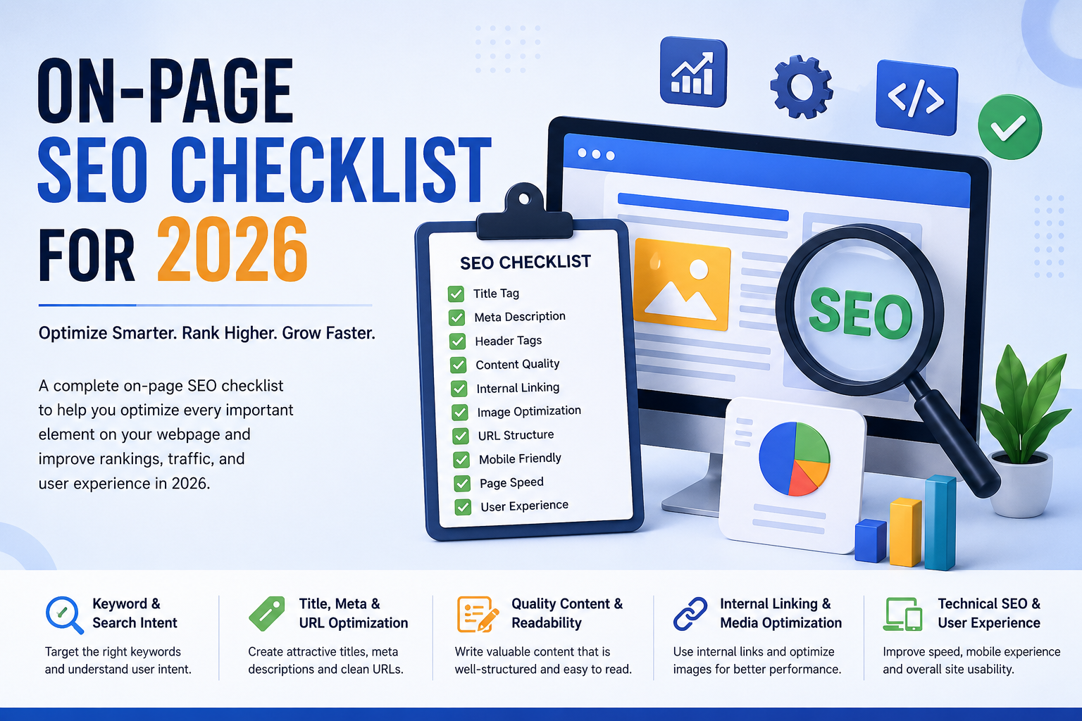 On-Page SEO Checklist for 2026 infographic